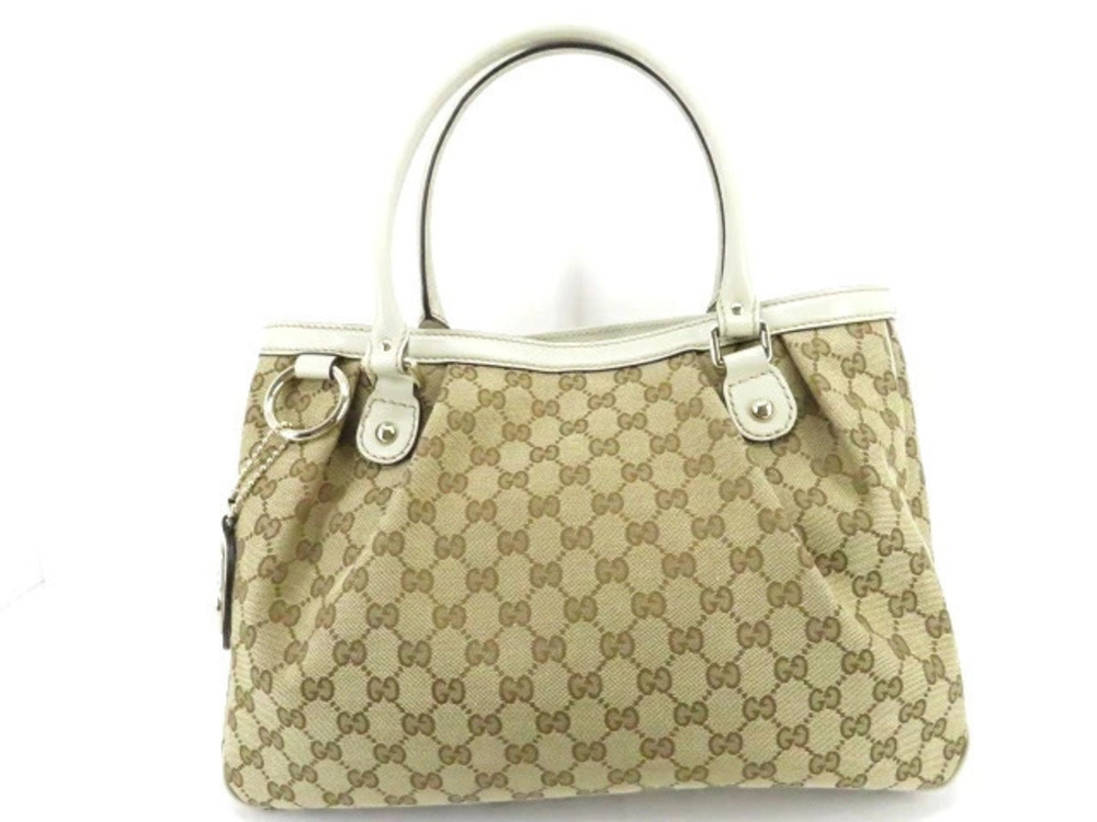Gucci Bag Shoulder Canvas Calfskin